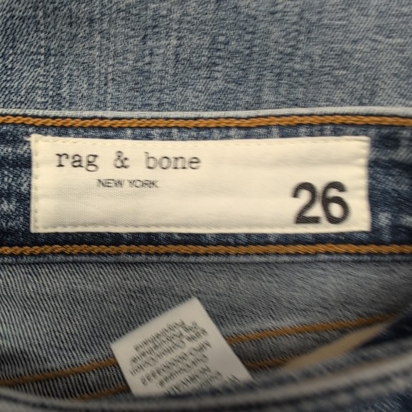 Rag & Bone Nina High Rise Ankle Skinny Jean in Norwalk Wash Women's Size 26 - Picture 10 of 12